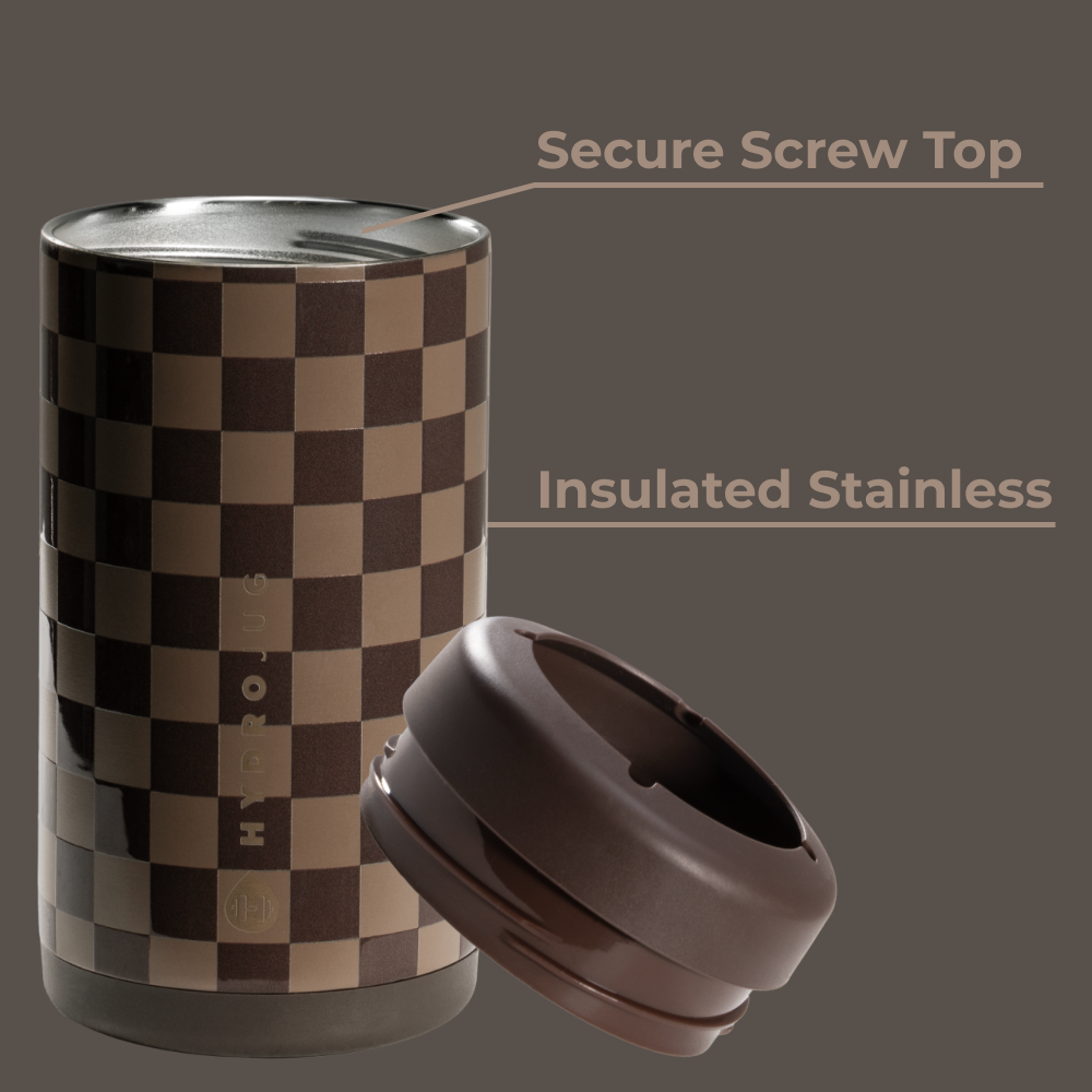 Autumn Checkers - Can Cooler (Slim) 9k
