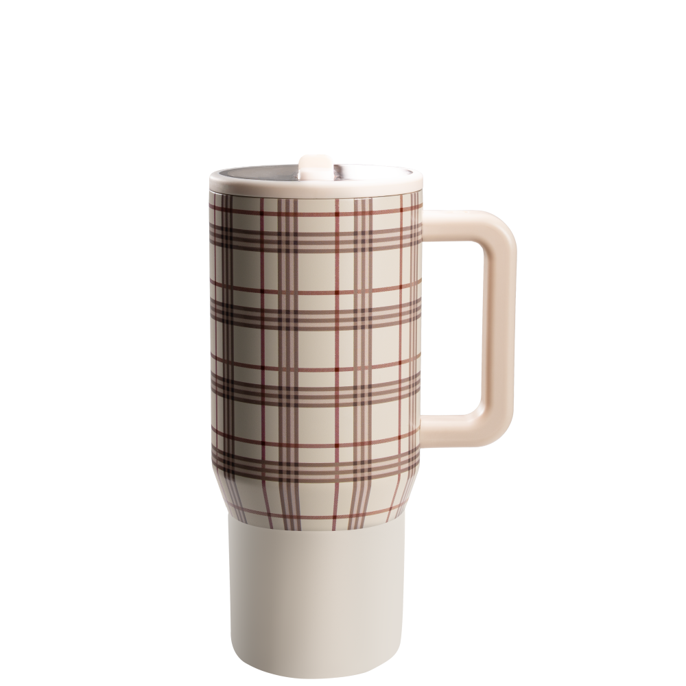 Autumn Checkers - Traveler (32oz) 9f